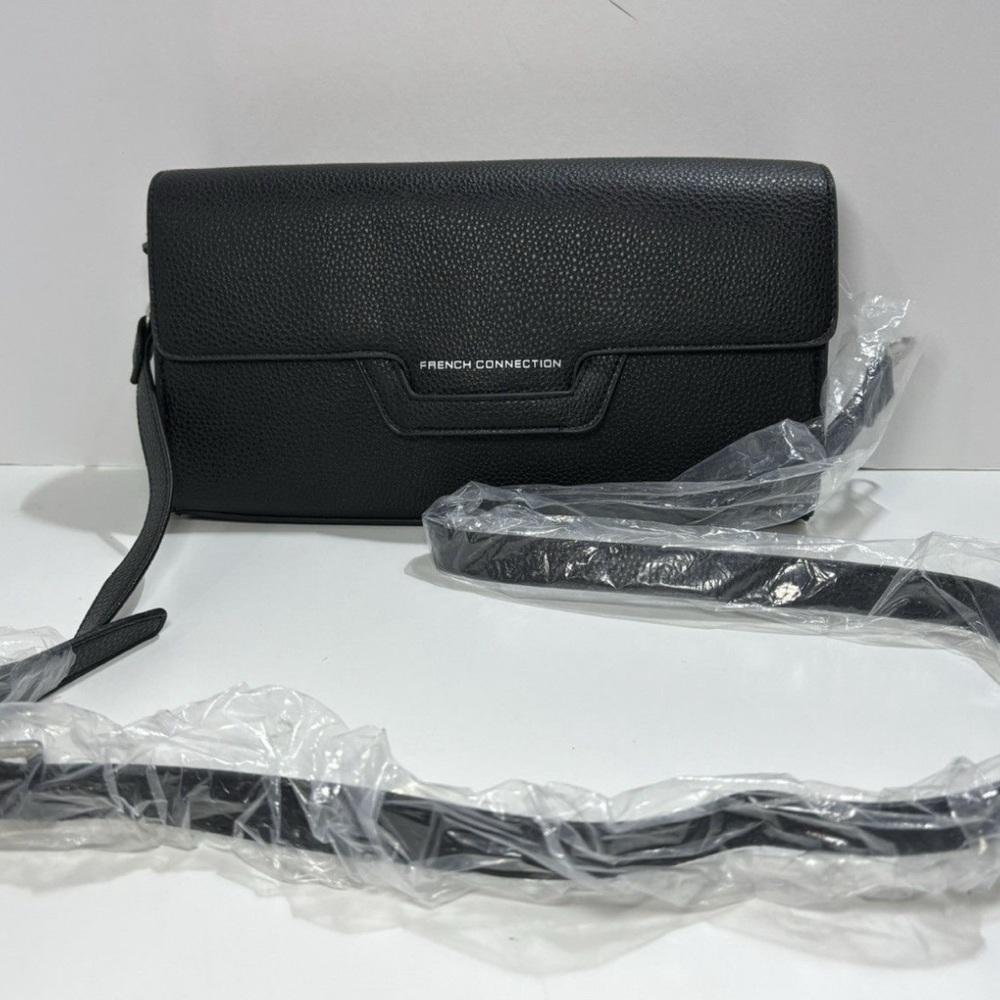 French connection shoulder kitty pebble bag